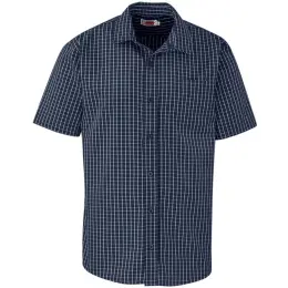 Mens Short Sleeve Aston Shirt Navy